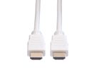 VALUE HDMI High Speed Cable + Ethernet, M/M, white, 1.5 m