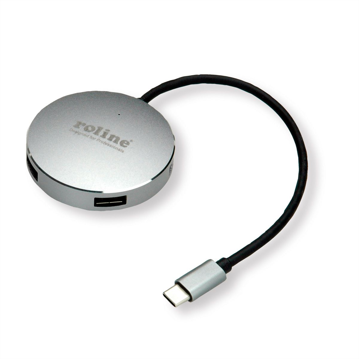 ROLINE USB 3.2 Gen 1 Hub, 4 Ports, Type C connection cable