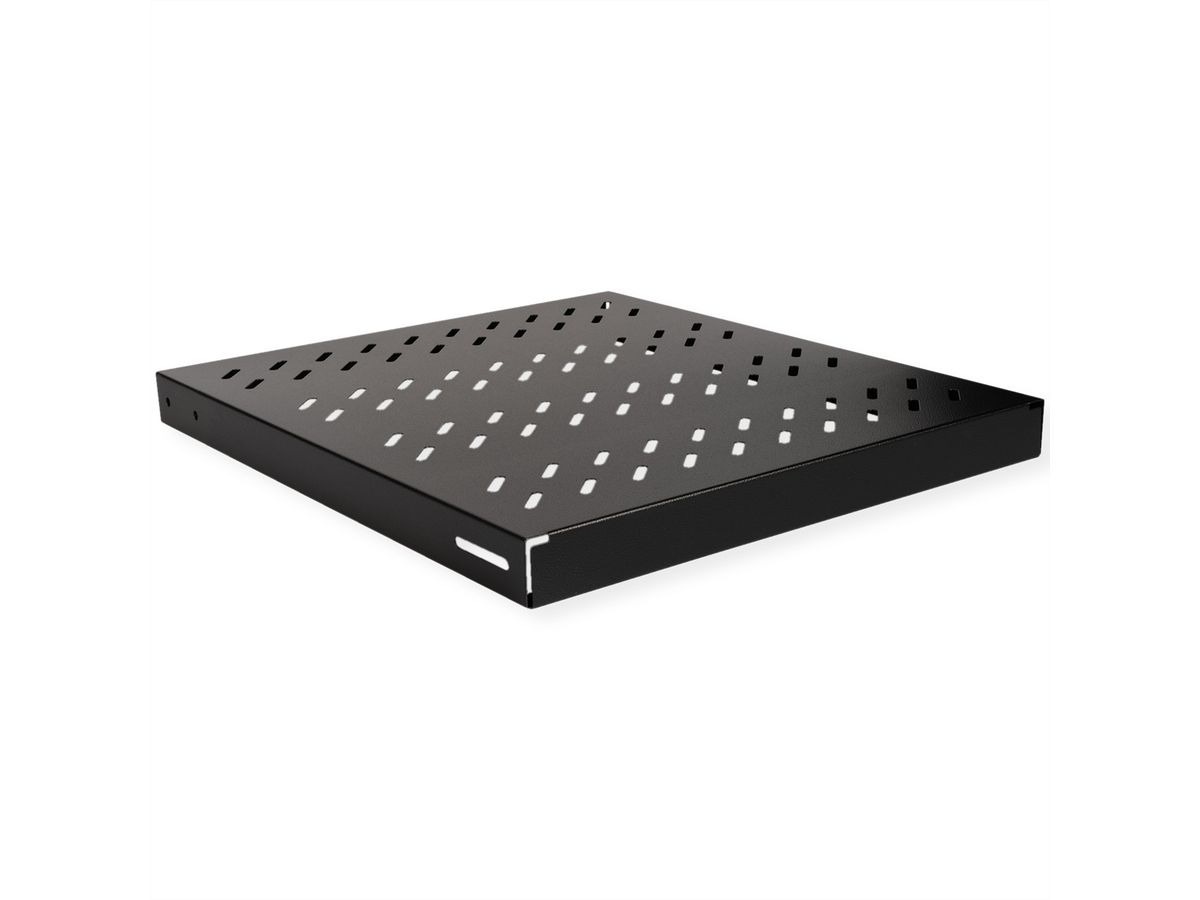 ROLINE 19-inch shelf 1 U, 500 T 50 kg black