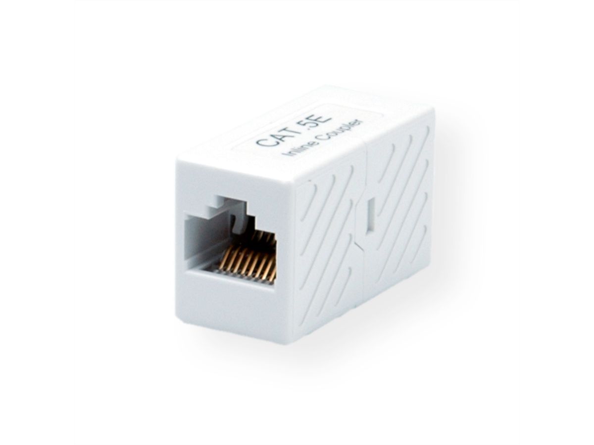 ROLINE Cat.5e (Class D) Modular Coupler, UTP, white