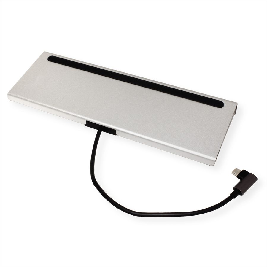 VALUE USB-C Multiport Docking Station, 4K HDMI/DP, VGA, USB 3.2 Gen 1, USB 2.0, SD/Micro SD Card Reader, Power Delivery, Gigabit Ethernet, 3.5mm Audio