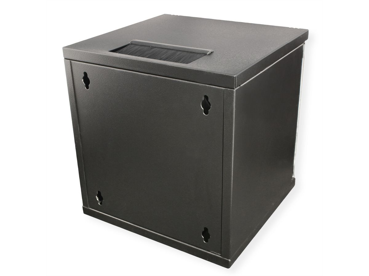 ROLINE 10-inch wall-mounted housing 6 U, 312x300 WxD black