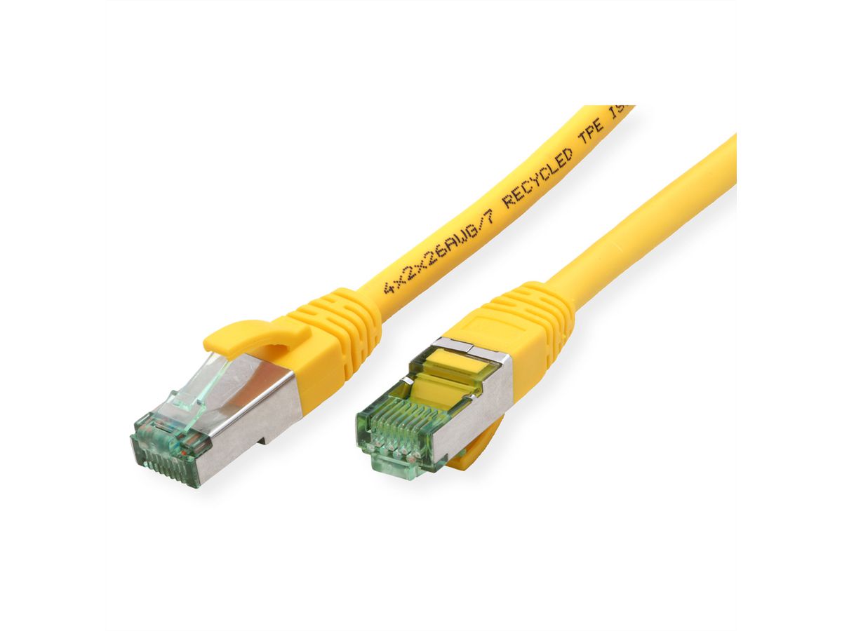 ROLINE RM S/FTP (PiMF) Patch Cord Cat.6A, yellow, 10 m