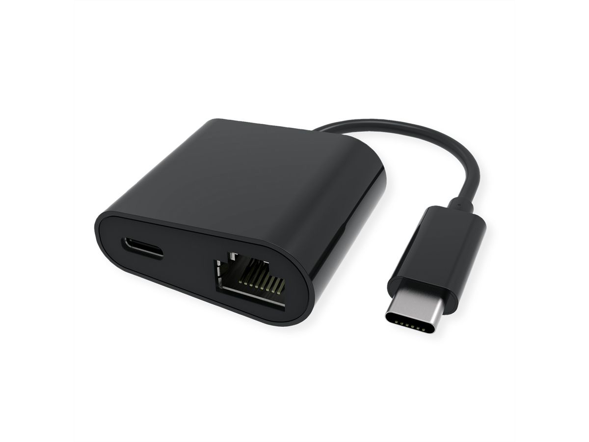 VALUE USB 3.2 Gen 2 to Gigabit Ethernet Converter, 1x PD Port