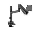 ROLINE Monitor Arm, Pole-Mounted, Gas Spring, < 144.78 cm (57"), Heavy Duty < 27 kg, black