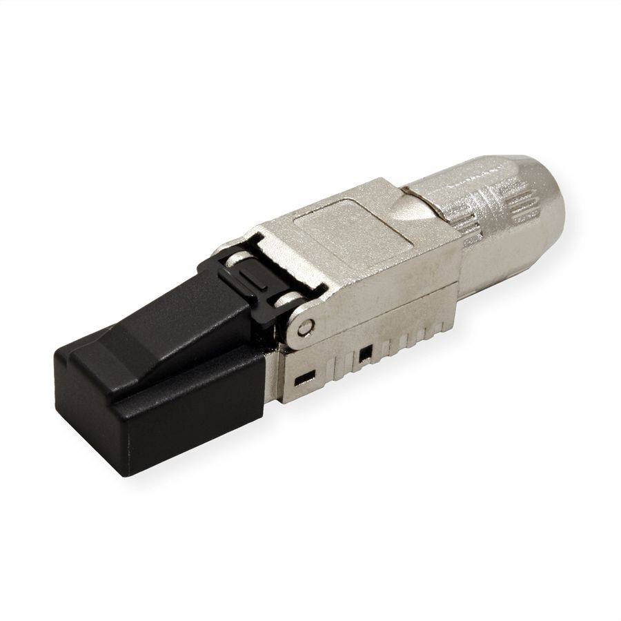 ROLINE Field Plug Cat.6A (Class EA), STP, silver