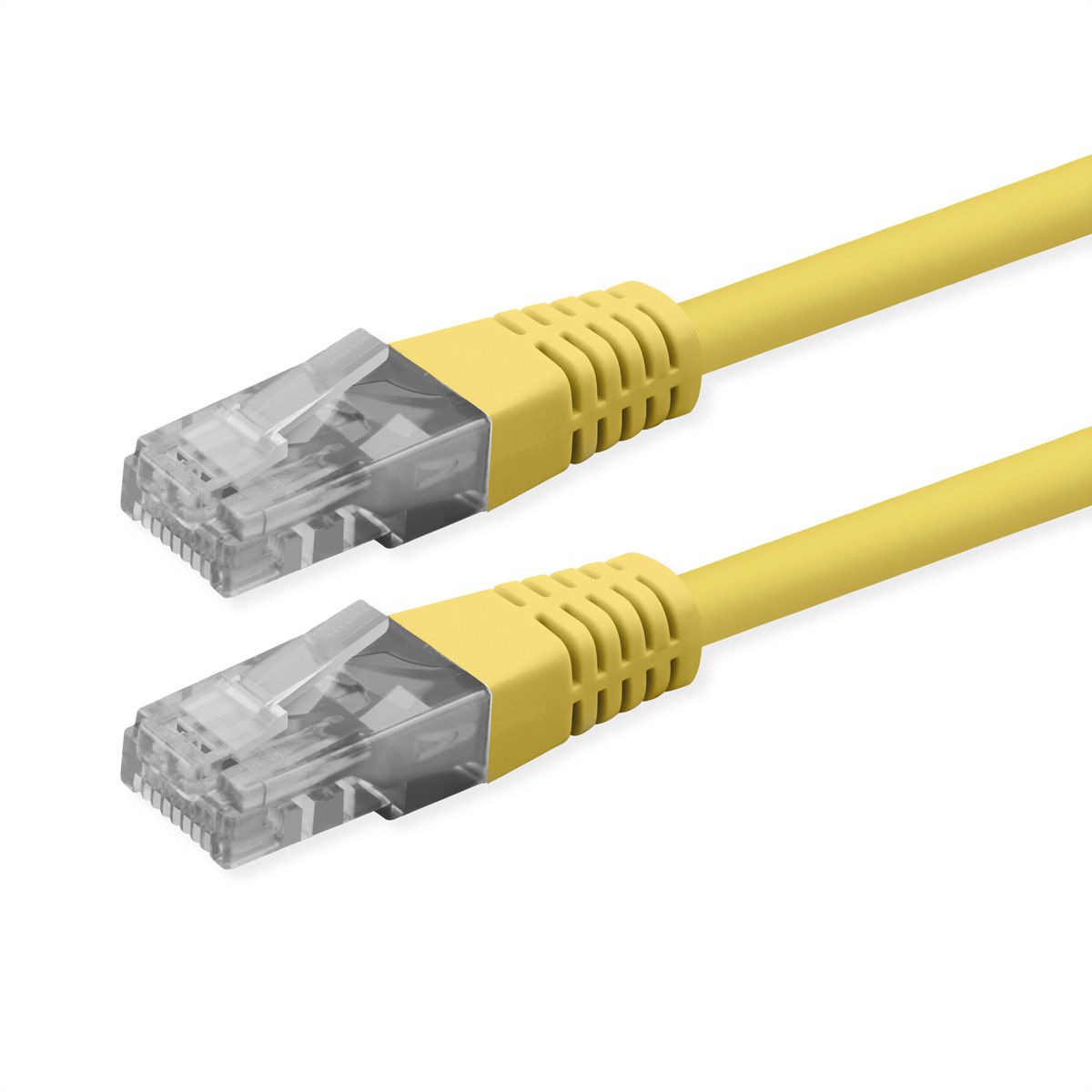 ROLINE UTP Patch Cord, Cat.6 (Class E), PoE, yellow, 5 m