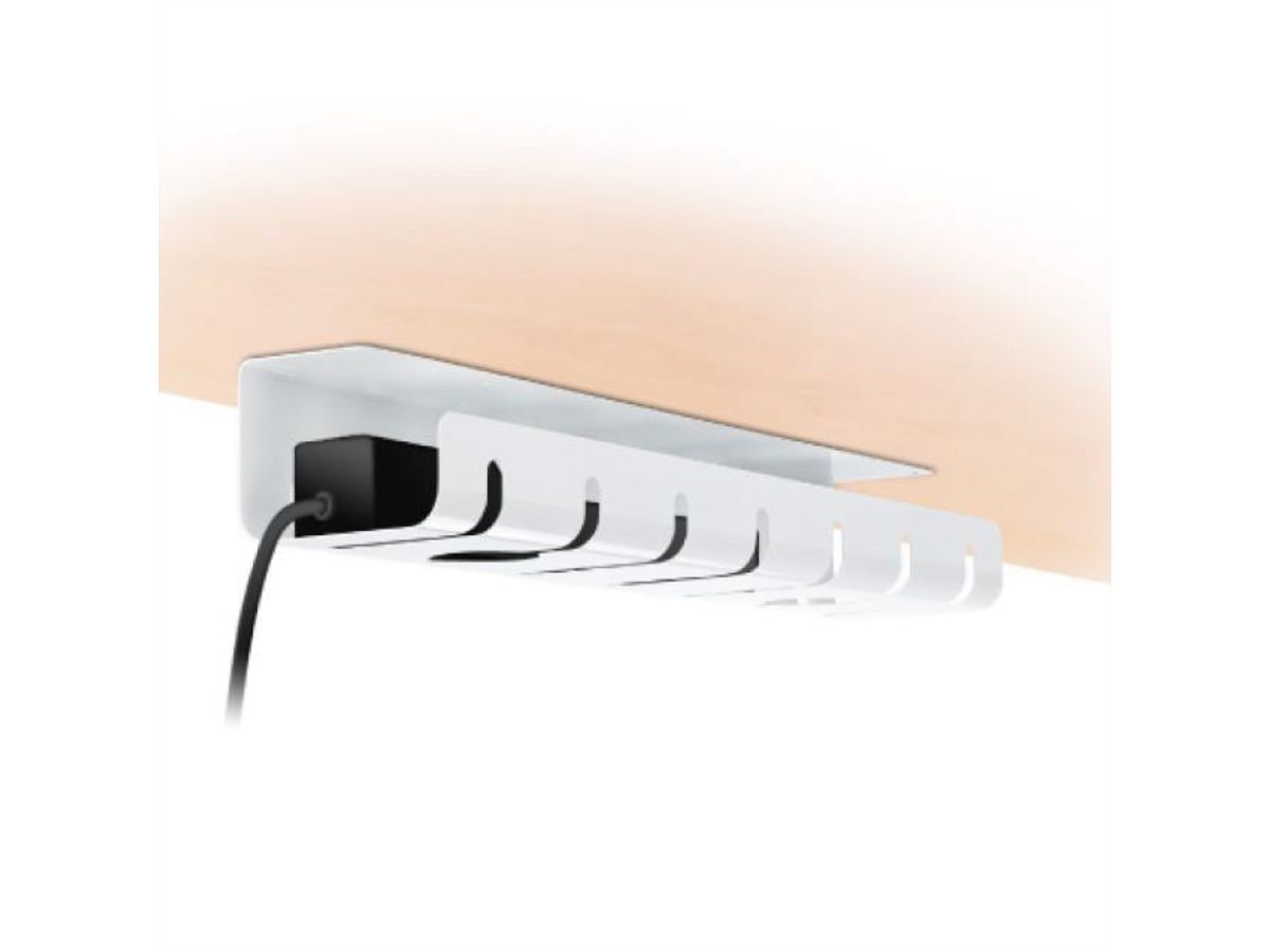 White shop cable tidy