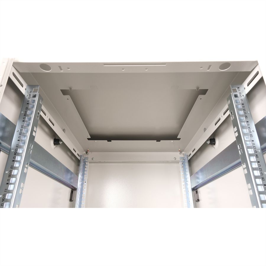 ROLINE 19-inch Network Cabinet Pro 16 U, 600x800 WxD glass door grey