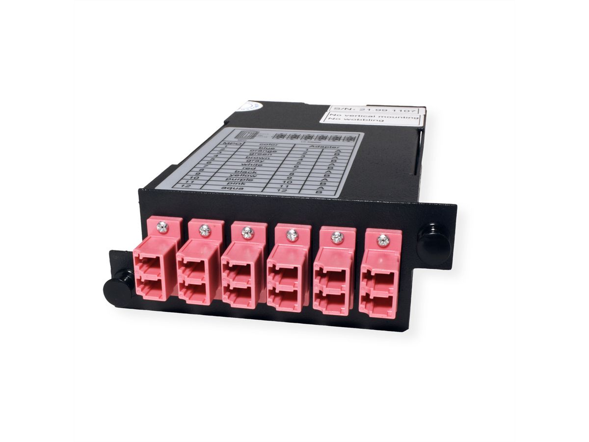 VALUE MPO Module, MPO-Male /12x LC - Female