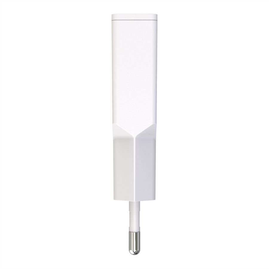 VALUE USB Wall Charger, EU Plug, 2x Ports (A+C), 30W