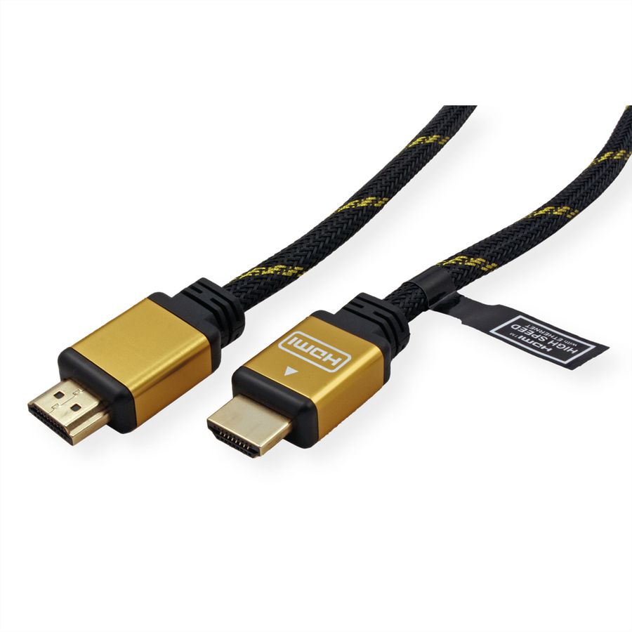 ROLINE GOLD HDMI High Speed Cable + Ethernet, M/M, 1.5 m