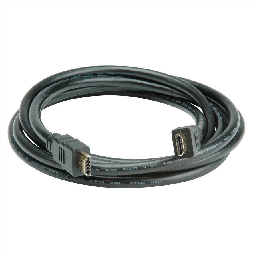 VALUE HDMI 8K (7680 x 4320) Ultra HD Cable + Ethernet, M/M, black, 3 m