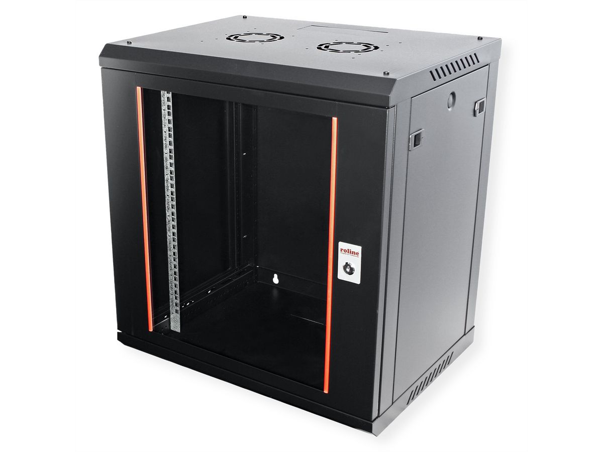 ROLINE 19" Wall Cabinet Basic Plus 12U, 600x450 BxT black
