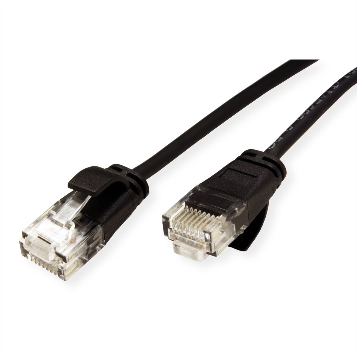 ROLINE UTP Data Center Patch Cord Cat.6A (Class EA), LSOH, Slim, black, 3 m