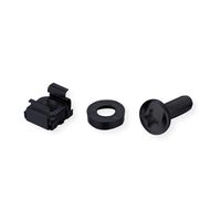 ROLINE mounting material for 19" components, M5, 100x, black