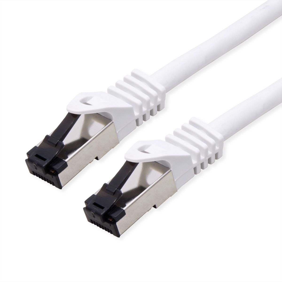 VALUE S/FTP Patch Cord Cat.8 (Class I), stranded, LSOH, PoE, white, 2 m