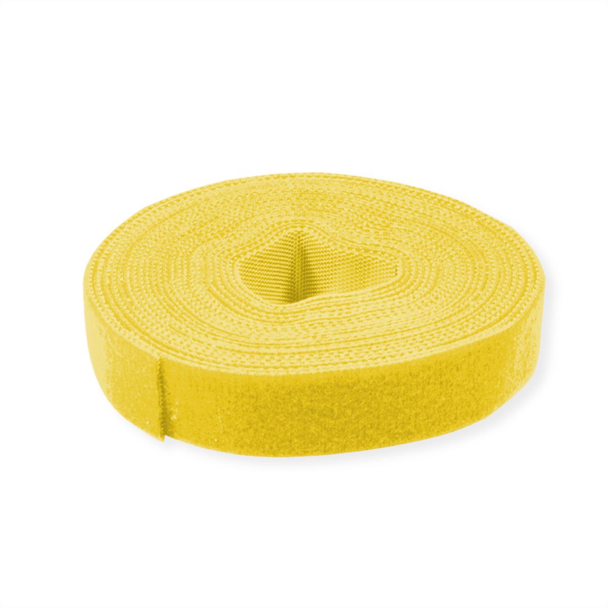 VALUE Strap Cable Tie Roll, Width 10mm, yellow, 25 m