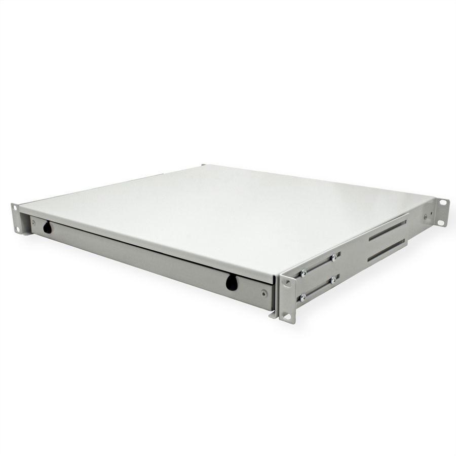 ROLINE 19-inch keyboard insert 1 U, 400 T lockable grey