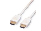 ROLINE HDMI High Speed Cable + Ethernet, M/M, white, 3 m