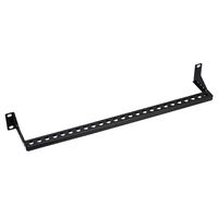VALUE 19" 1U Rack Mountable Cable Management Bar, (horizontal) with adjustable Depth, black