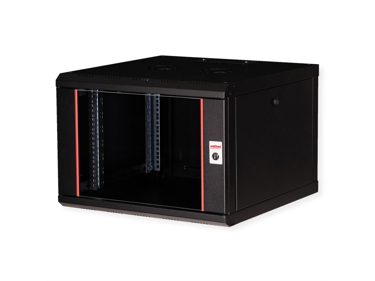 ROLINE 19-inch wall-mounted housing Pro 7 U, 600x600 WxD black