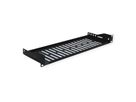 VALUE 19"-Fixed Shelf, 440 x 150mm, max. 10kg, 1U, U-Shape, black