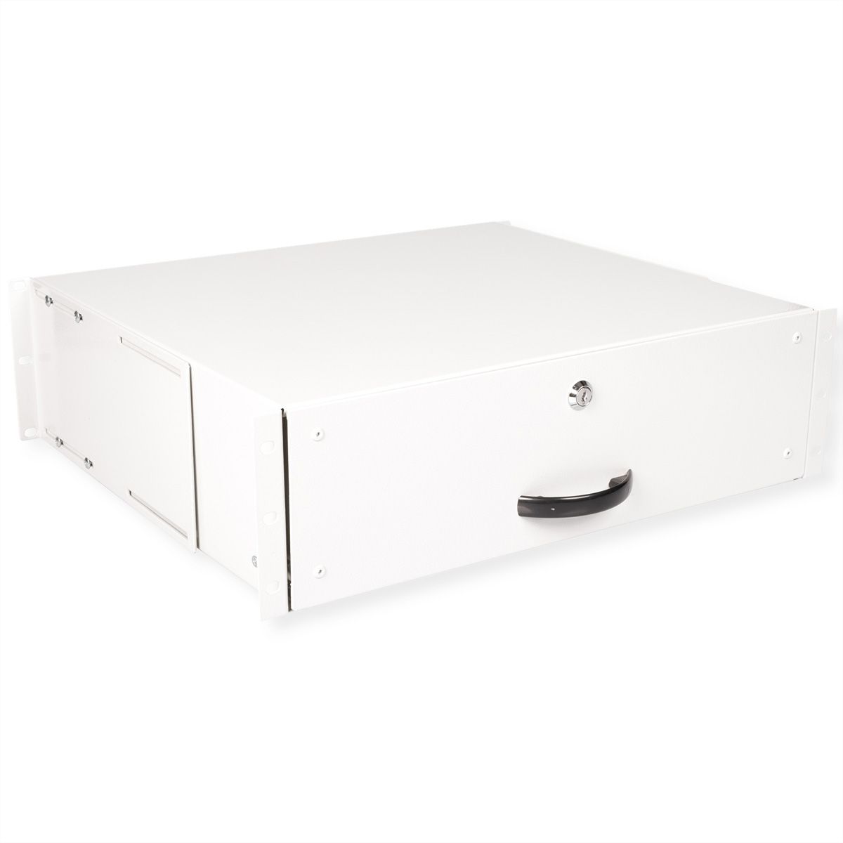 ROLINE 19-inch keyboard drawer 3 U, 400 T lockable grey