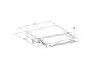 ROLINE Underdesk Mount Storage Drawer