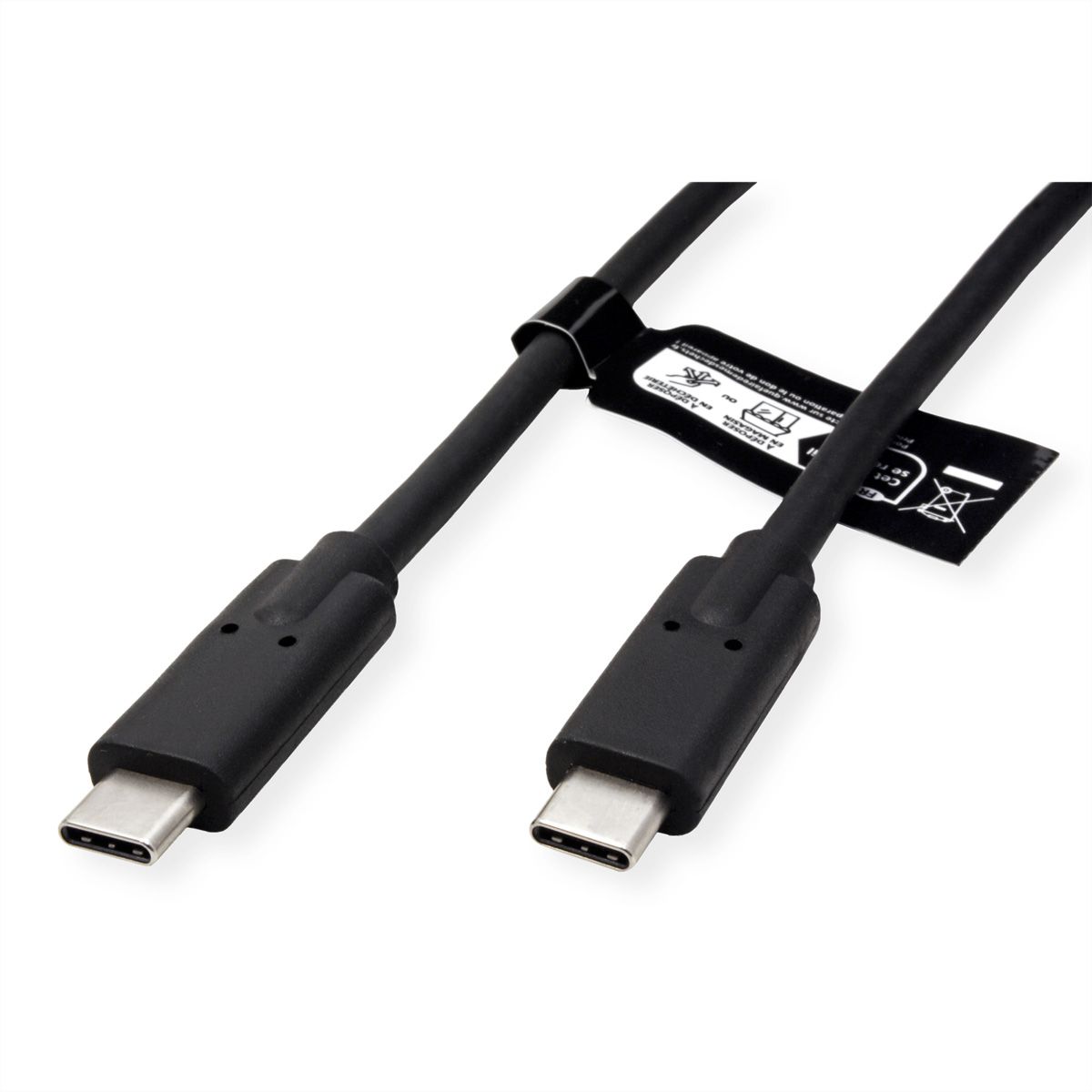 VALUE Cable USB4 Gen2x2, C–C, M/M, 4K UHD-1, 20Gbit/s, 100W, black, 2 m