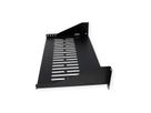 VALUE 19"-Fixed Shelf,  485 x 250mm, max. 15kg, 2U, black
