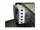 19" Industrial Rack-Mount Server Chassis, 4UH, IPC 4U-4129L, black