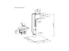 VALUE Vertical Lift Free-Standing Single-Screen Monitor Stand, < 124,46cm (49"), Heavy Duty <18 kg, black
