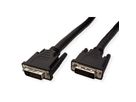 ROLINE DVI Cable, DVI (24+1), Dual Link, M/M, 20 m
