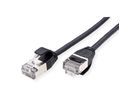 ROLINE U/FTP DataCenter Patch Cord Cat.6A (Class EA), LSOH, slim, black, 0.15 m
