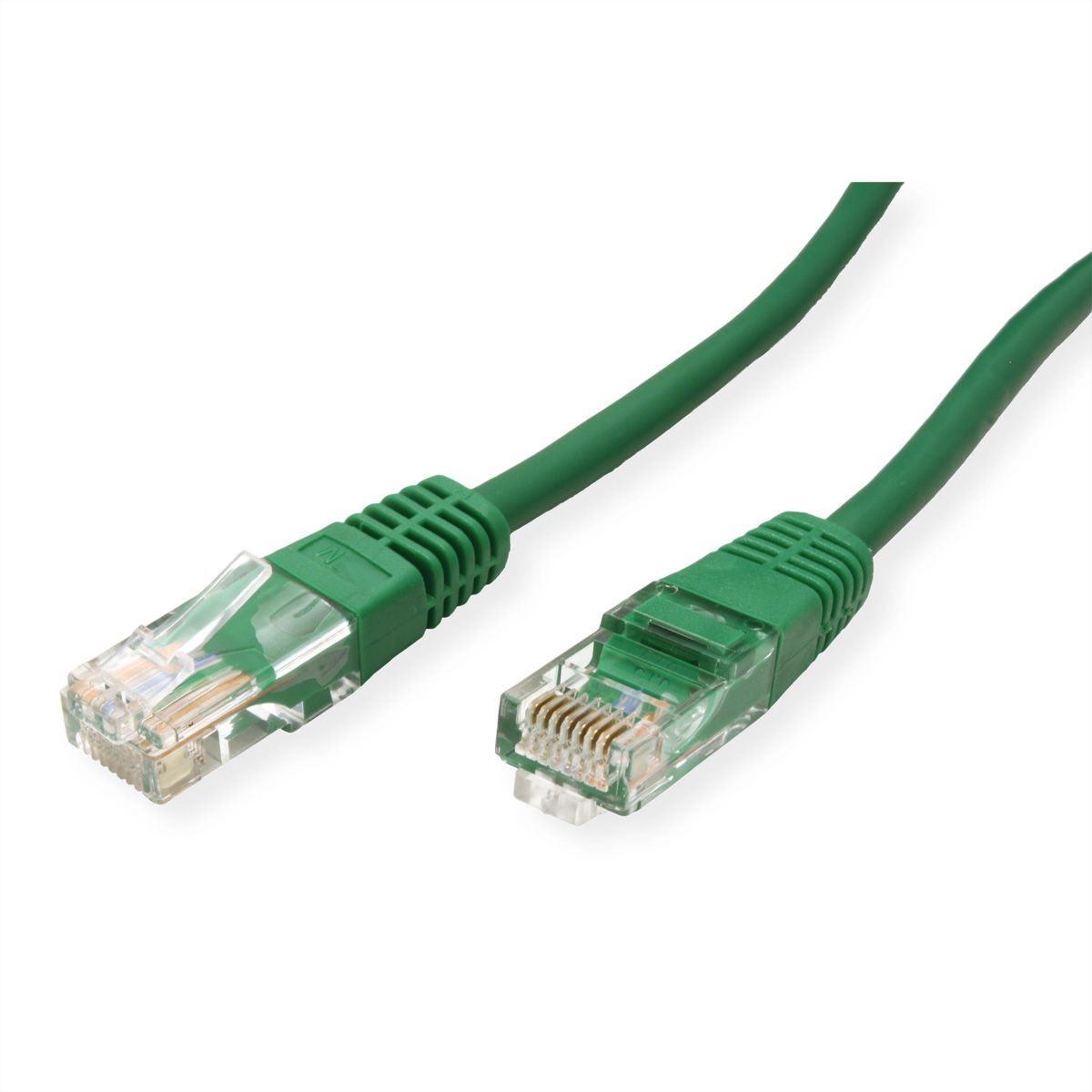ROLINE UTP Patch Cord Cat.5e (Class D), PoE, green, 2 m