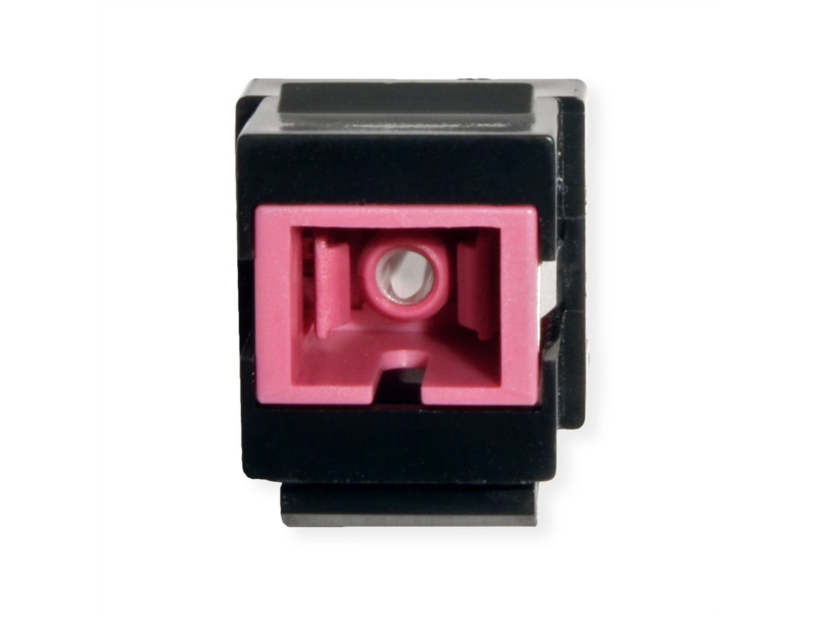 ROLINE Fiber Optic Keystone Jack, SC Simplex, Multimode, OM4