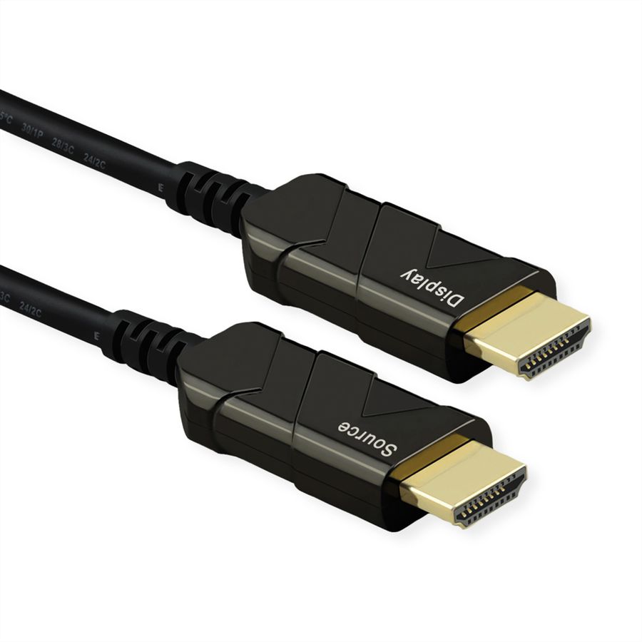 ROLINE Cable UHD HDMI Active Optical (AOC), M/M, 10 m