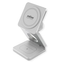 ROLINE 3-in-1 Wireless Foldable Charging Stand, for iPhone Devices