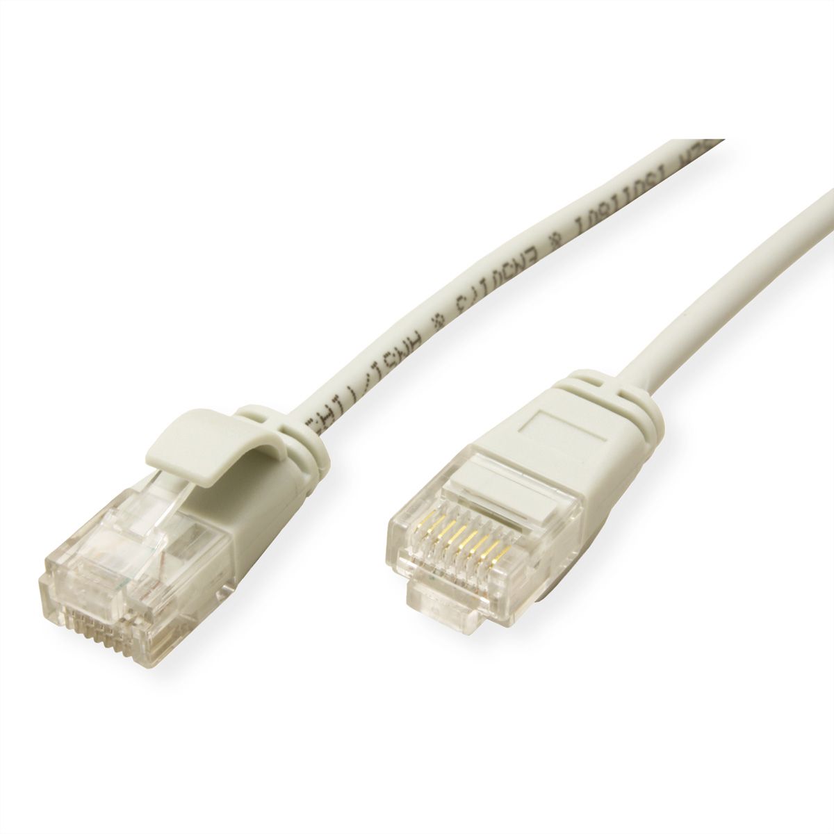 ROLINE UTP Data Center Patch Cord Cat.6A (Class EA), LSOH, Slim, grey, 2 m