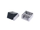 VALUE Outdoor Surface Mounted Wall Mount Box for 2x Keystones, grey