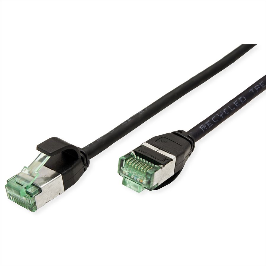 ROLINE RM U/FTP DataCenter Patch Cord Cat.6A (Class EA), slim, black, 2 m