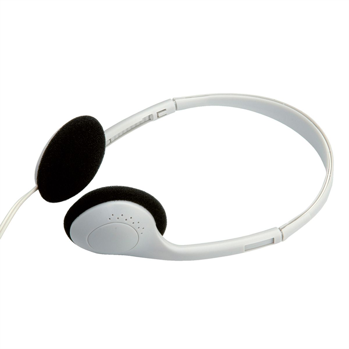 VALUE Stereo Headphone with Volume Control, light grey