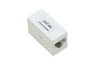 ROLINE RJ-45 Mini Inline Coupler, Cat.6A (Class EA), unshielded, white