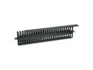 VALUE 19" Front Panel 1U with Double-Sided Patch channel, black