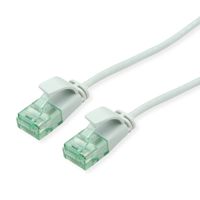 ROLINE RM UTP Data Center Patch Cord Cat.6A (Class EA), Slim, grey, 0.15 m