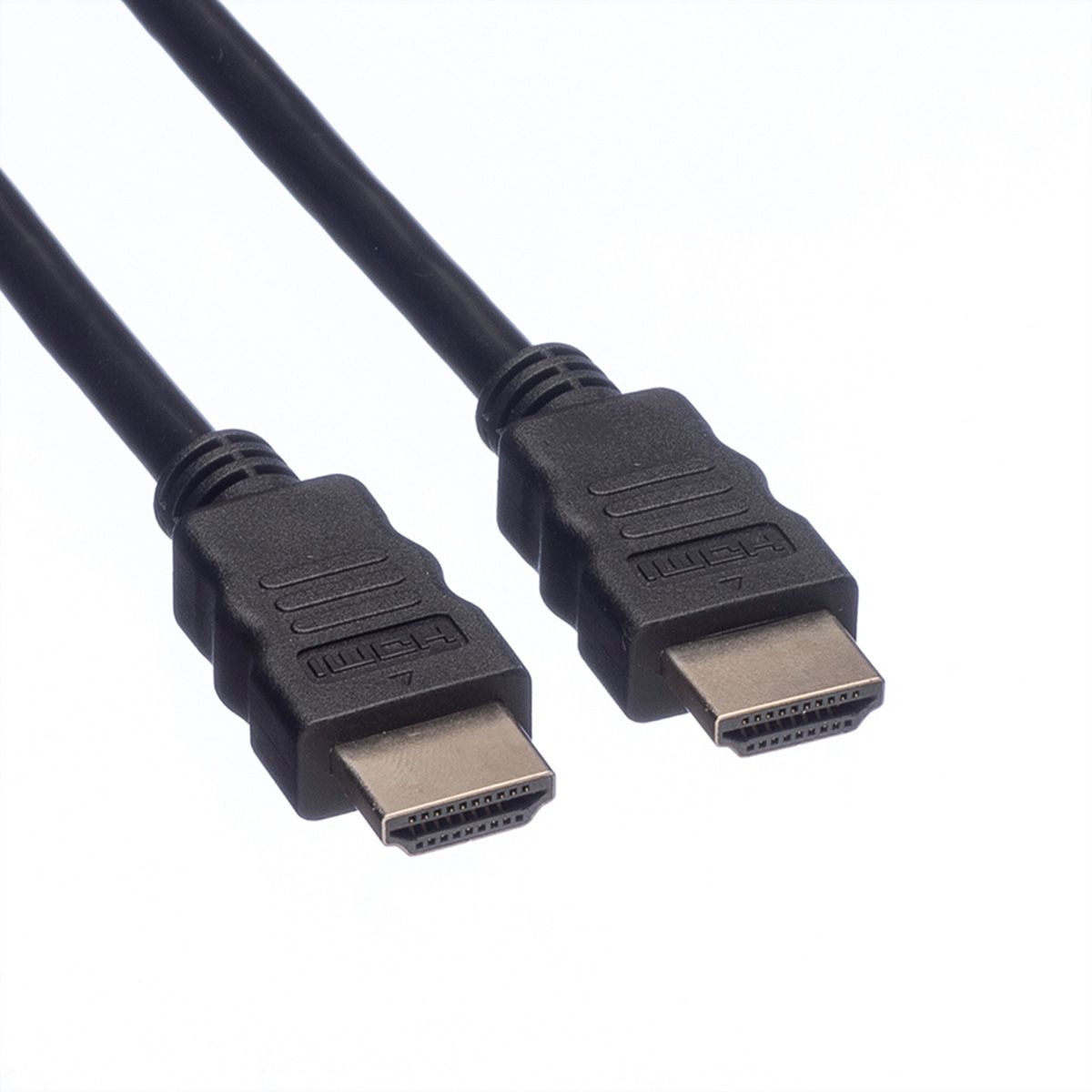 ROLINE HDMI High Speed Cable + Ethernet, M/M, black, 1 m