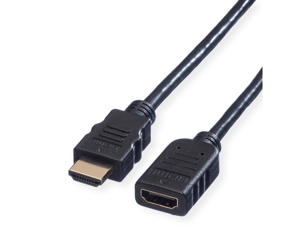 VALUE HDMI High Speed Cable + Ethernet, M/F, 5 m