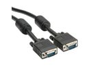 SVGA Cable + Ferrite, +DDC, HD15, M/M, black, 6 m
