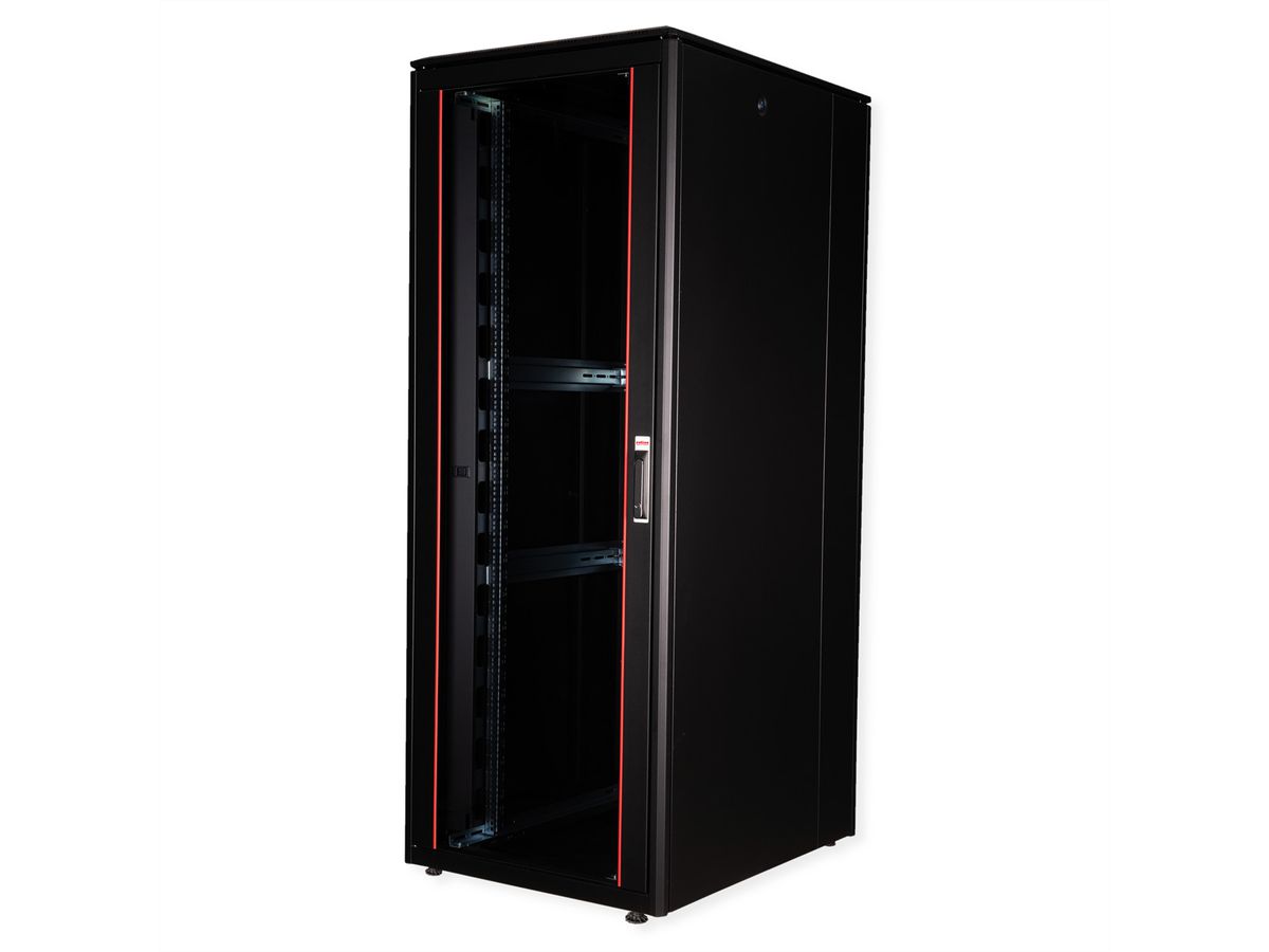 ROLINE 19-inch Network Cabinet Pro 42 U, 800x1000 WxD Glass door black